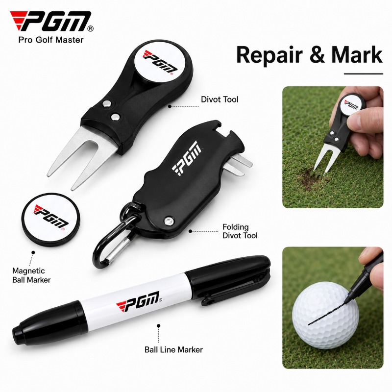 Kit de nettoyage pour clubs de - Ball Marker Set avis et prix
