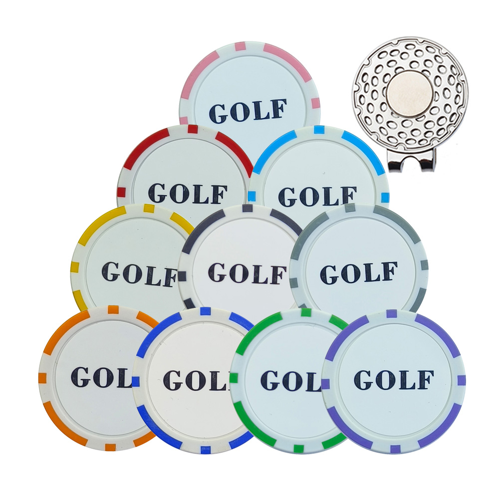Lot de 10 marqueurs de balle d - Ball Marker Set avis et prix